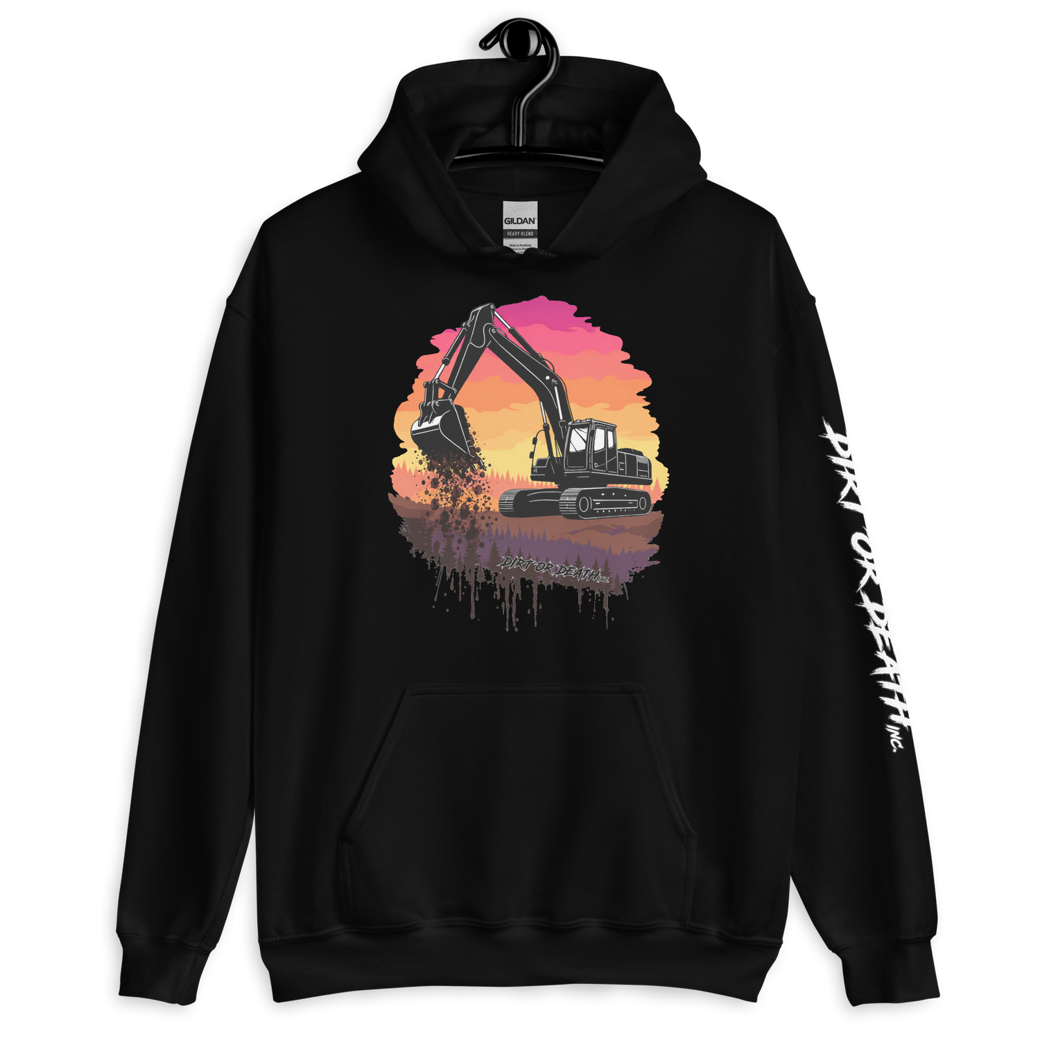 Excavator Sunset