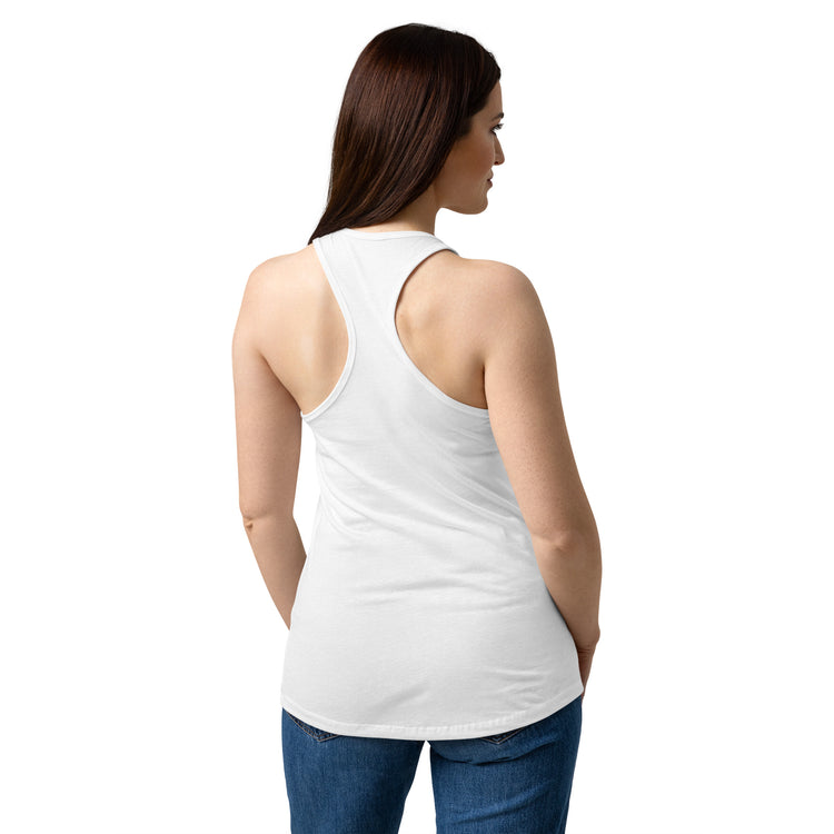Women’s fitted racerback tank top